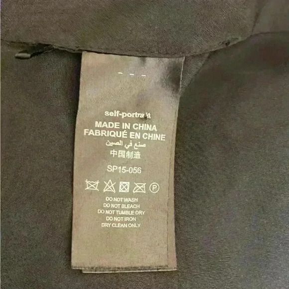 Self Portrait Blue Velvet Shawl Blazer Size Large - Picture 13 of 16